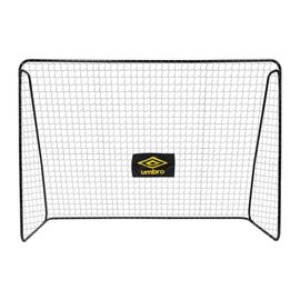 Umbro Dunlop Cage De Foot - But De Foot Enfant 300 X 120 X 205 Cm - Kit Entrainement Football Pour Enfants Et Adultes - Cage Foot Exterieur Et Interieur - Montage Rapide - Noir/Jaune