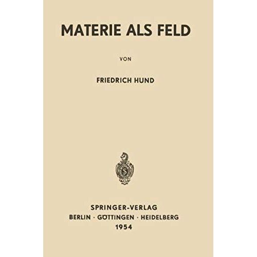 Materie Als Feld