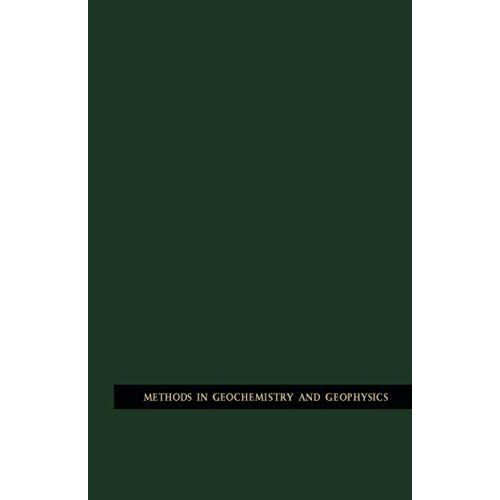 Chromatography In Geology: Volume 1