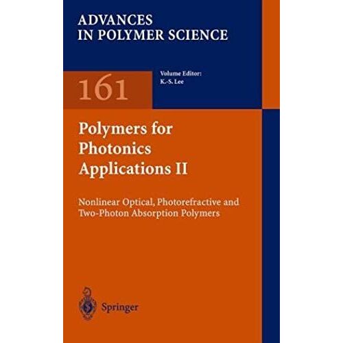 Polymers For Photonics Applications Ii