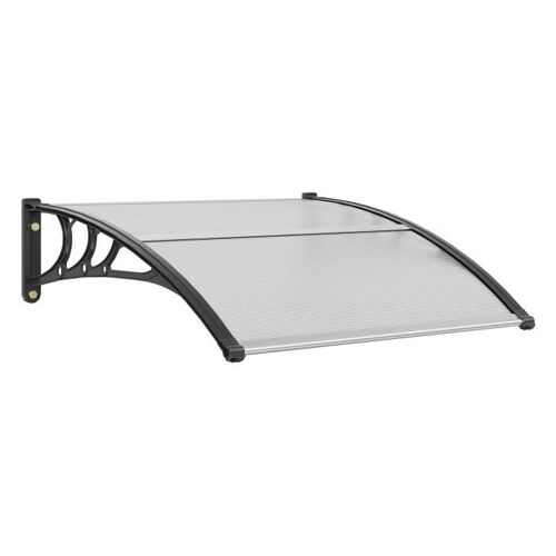 Auvent Porte D'entree - Vevor - Auvent Porte Fenêtre Protection Pluie Uv Feuille Pc 965x1017mm Transparent