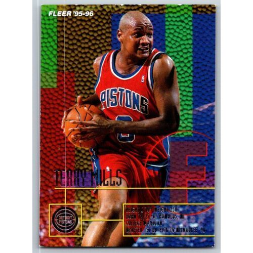 Trading Card Fleer 95-96 Terry Mills 55