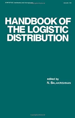 Handbook Of The Logistic Distribution