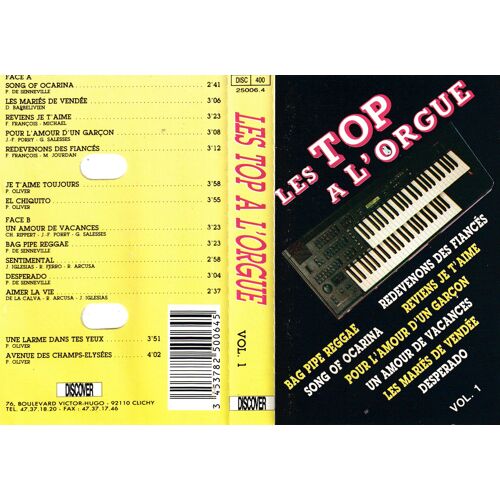 Les Top A L'orgue - Volume 1