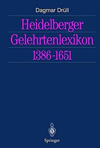 Heidelberger Gelehrtenlexikon 1386-1651