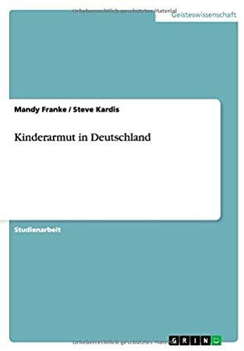Kinderarmut In Deutschland