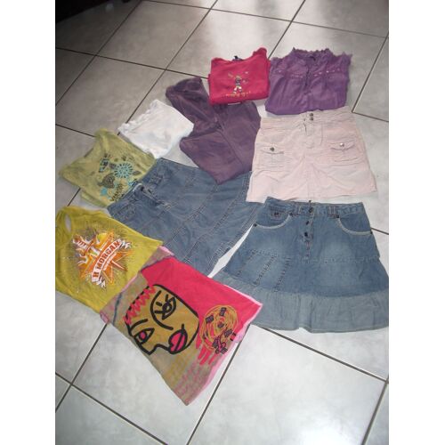 Magnifique Lot De 10 Vêtements Fille 10 Ans