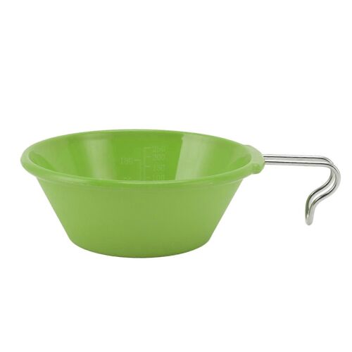 250ml Backpackers Cup Bowl Portable Protection Chute Sac À Dos Bol Pour Camping Randonnée Vaisselle Ustensiles De Cuisine Vert