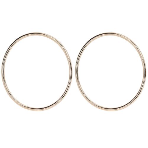 2pcs Poignées De Sac À Main Accessoires De Bricolage Fine Exécution Forme Ronde Haute Dureté Sac Poignéesor Clair