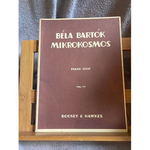 Bela Bartok Mikrokosmos Pour Piano Volume 6 Éditions Boosey & Hawkes