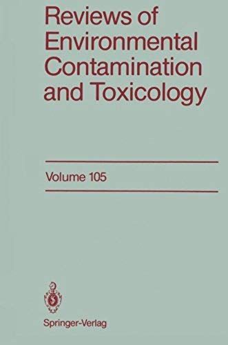 Reviews Of Environmental Contamination And Toxicology