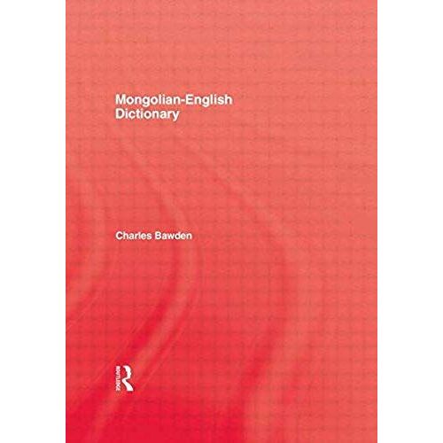 Mongolian English Dictionary