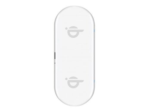Xqisit - Tapis de charge sans fil + adaptateur secteur - 32 Watt - 2.4 A (USB) - blanc