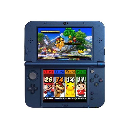 New Nintendo 3DS XL - Console de jeu portable - bleu métallique