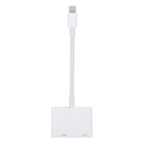 Pour IOS Téléphone à TV Projection Écran Adaptateur Câble vers HDMI Haute Définition Câble Same Écranblanc