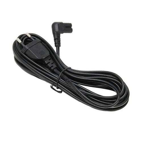 Prise UE mâle vers IEC320 C7 Câble femelle Coque PVC Rallonge d'alimentation ignifuge étanche Prise UE 100250V 16.4ft