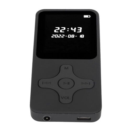 MP3 MP4 Lecteur Bluetooth 5.0 Ultra Mince Numérique LCD 1,77 Pouces Écran HD Haut-Parleur FM Radio Portable HiFi Lecteur De Musique Sans Carte Mémoire