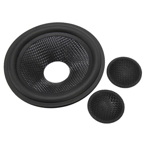 Papier Haut-Parleur Cône Tambour Papier 1 Pouce Diamètre Intérieur Caoutchouc Surround Subwoofer Cônes Tambour Papier pour Haut-Parleur 4 Pouces