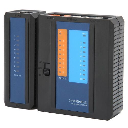 Testeur de câble réseau RJ45 Outil de test de câble réseau polyvalent pour RJ45 RJ11 RJ12 CAT5 CAT6 CAT7 CAT8