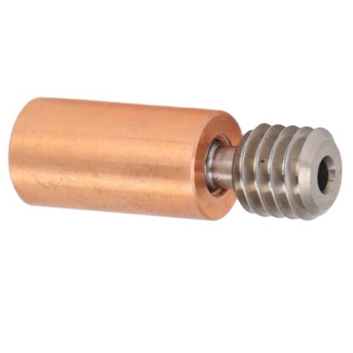 Alliage de tuyau V6 Matériau en cuivre rouge Pièces d'imprimante 3D de tuyau d'isolation bimétallique V6Version brillante