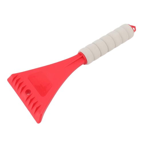Pelle De Pare-Brise De Voiture Eva Poignée Ergonomique Coin Arrondi Coffre-Sûr Grattoir À Glace De Voiture Portable Pour Véhicule En Plein Air Rouge Neige