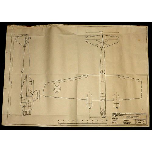 Doc/Poster De L¿Ecole De La Flakartillerie Allemande Ww2
