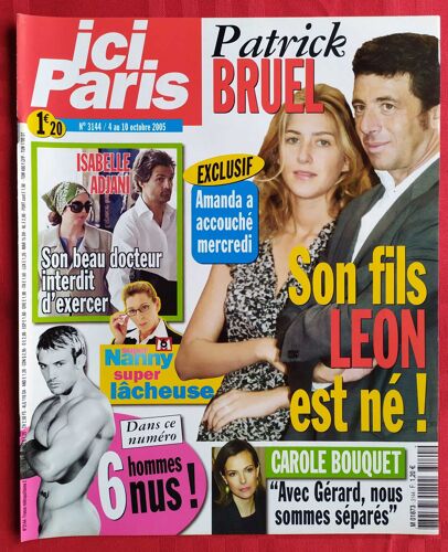 Ici Paris N°3144 - Patrick Bruel - Coupure De Presse, Clipping De 2005