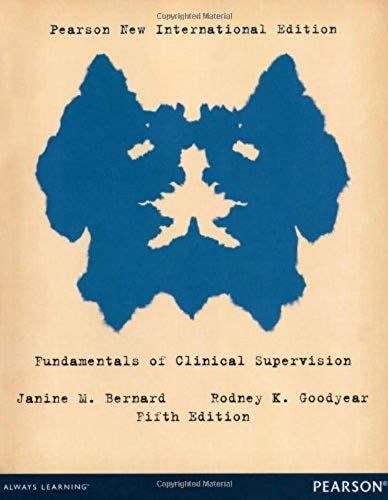 Fundamentals Of Clinical Supervision