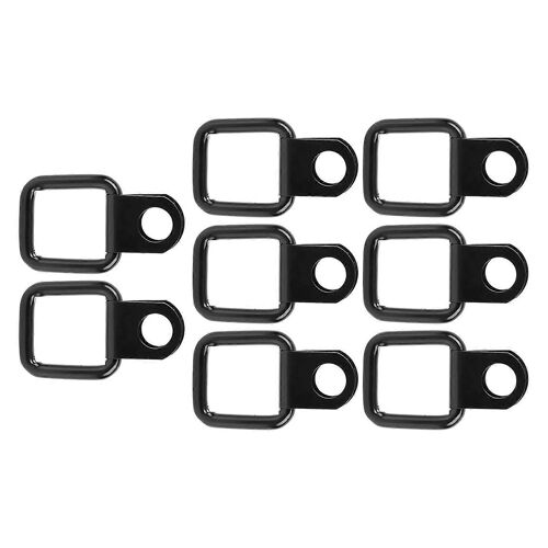 8pcs Dring Ancres Rapide Enlèvement Attache Attaches Fit Pour Jeep Wrangler Jk Yj Tj Jku Sports/ Sahara/ Pour La Liberté/ Rubicon X Unlimited 9517