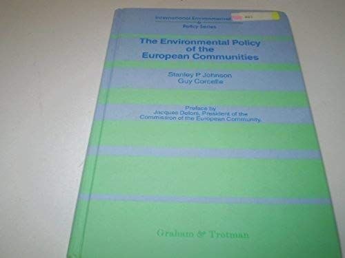 Environmental Policy Of The European Communities