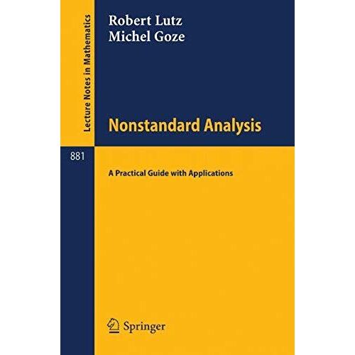 Nonstandard Analysis.