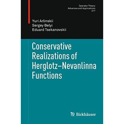 Conservative Realizations Of Herglotz-Nevanlinna Functions