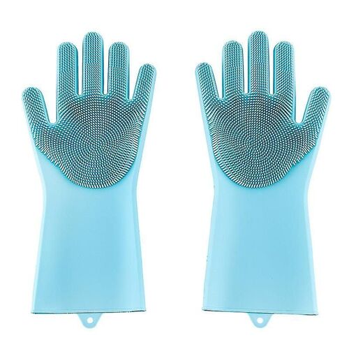 Gants De Nettoyage En Silicone Magiques De Qualité Supérieure - Réutilisables, Multi-Usages, Pour La Vaisselle Et Le Ménage, Faciles À Nettoyer Et Durables