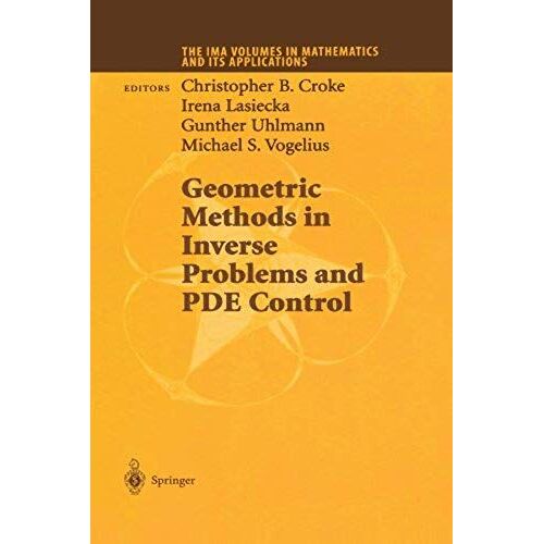Geometric Methods In Inverse Problems And Pde Control