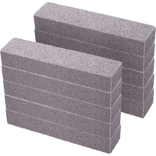 Ensemble de nettoyage pour pierre ponce 10 pièces : tampons à récurer et nettoyants pour bâtons