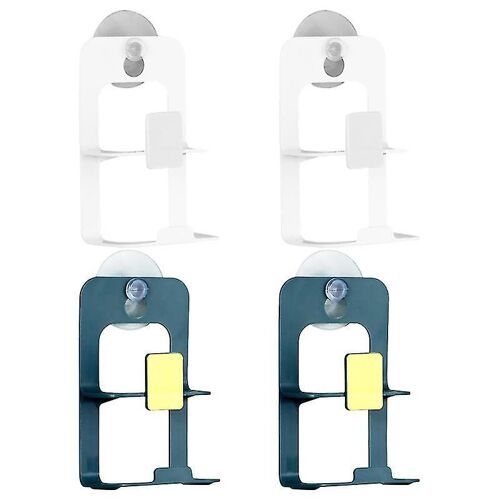 Lot de 4 porte-éponges à ventouse pour cuisine et salle de bain
