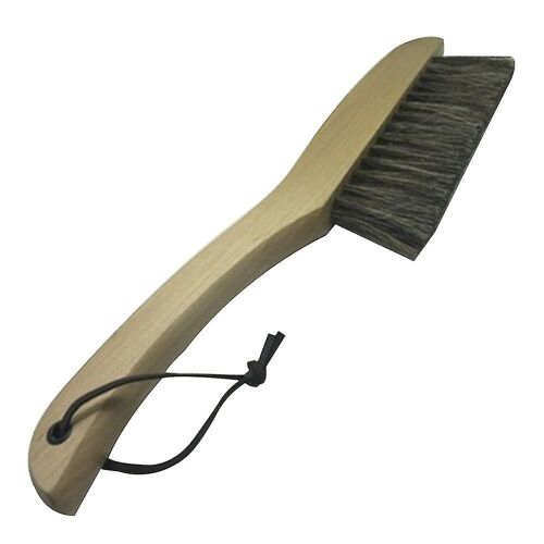 Balai à main à poils souples pour dépoussiérer les meubles - Manche ergonomique en bois et sac de transport portable - Outil de nettoyage domestique