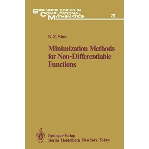 Minimization Methods For Non-Differentiable Functions