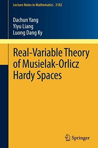 Real-Variable Theory Of Musielak-Orlicz Hardy Spaces