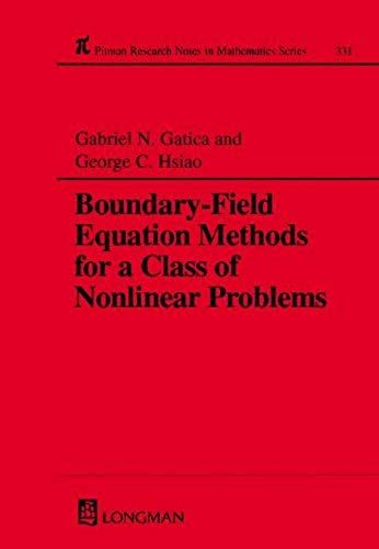 Boundary-Field Equation Methods For A Class Of Nonlinear Problems