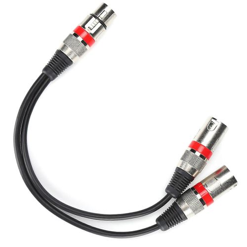 Jorindo Jd6070 Câble Xlr Femelle Vers Double Xlr Mâle Ytype Splitter Audio Câble De Microphone 0,3 M