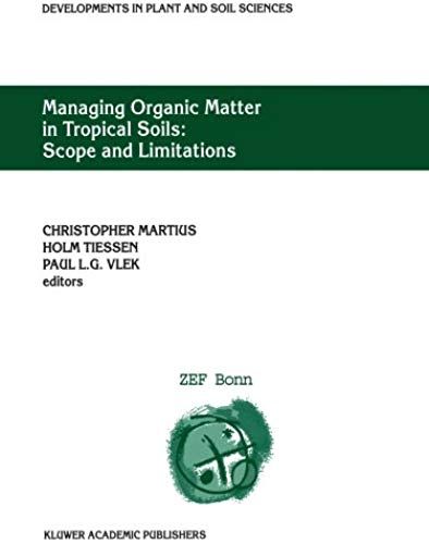 Managing Organic Matter In Tropical Soils: Scope And Limitations