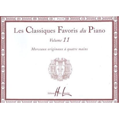 Les Classiques Favoris Du Piano Volume 11