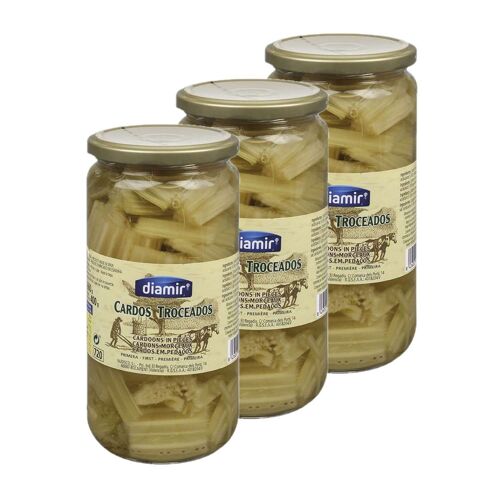 Lot 3x Cardon Au Naturel - Bocal 660g