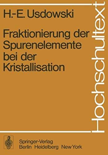Fraktionierung Der Spurenelemente Bei Der Kristallisation