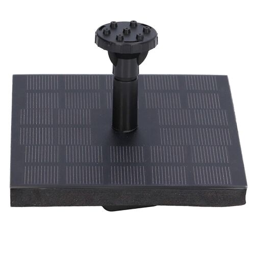 Pompe à eau solaire Monocristallin Silicium Carré flottant Extérieur Waterscape Fontaine 7V 1.4W