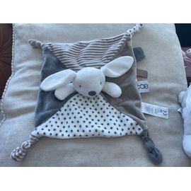 Doudou Lapin Obaibi Okaidi Gris Hase Conejo