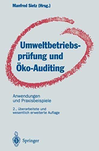 Umweltbetriebsprüfung Und Öko-Auditing