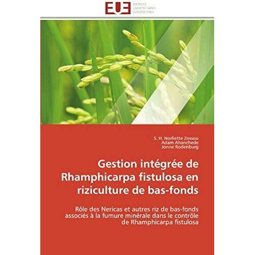 Gestion Intégrée De Rhamphicarpa Fistulosa En Riziculture De Bas-Fonds