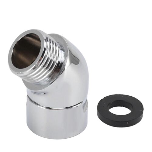 Adaptateur de coude de douche à main 135 degrés Pomme de douche Adaptateur de coude en laiton Accessoires de douche G1/2in